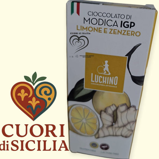 Cioccolato di Modica IGP Limone e Zenzero