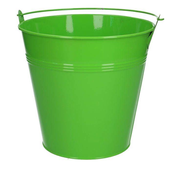 Secchio di zinco Vaso per piante in acciaio zincato