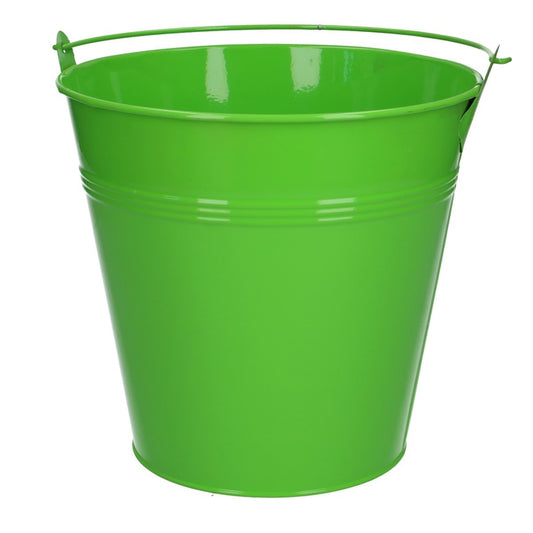 Secchio di zinco Vaso per piante in acciaio zincato