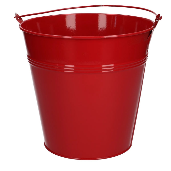 Secchio di zinco Vaso per piante in acciaio zincato
