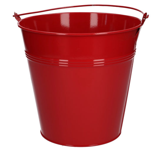 Secchio di zinco Vaso per piante in acciaio zincato