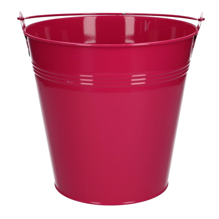 Secchio di zinco Vaso per piante in acciaio zincato