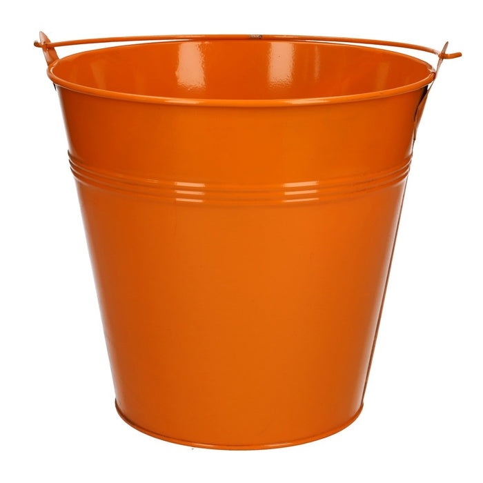 Secchio di zinco Vaso per piante in acciaio zincato