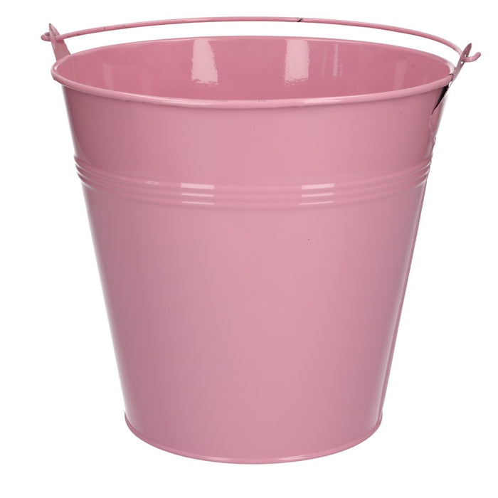Secchio di zinco Vaso per piante in acciaio zincato