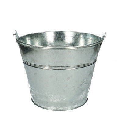 Secchio di zinco Vaso per piante in acciaio zincato