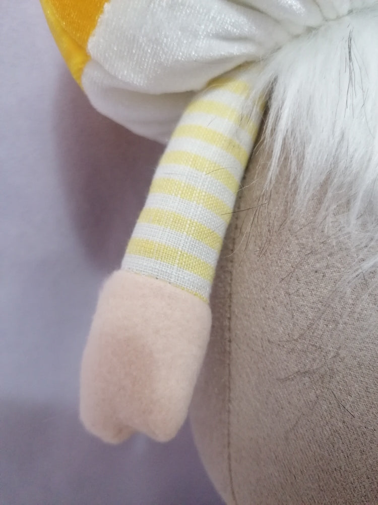 GNOMO PELUCHE GRANDE CON TESTA DI FUNGO E CON GAMBE