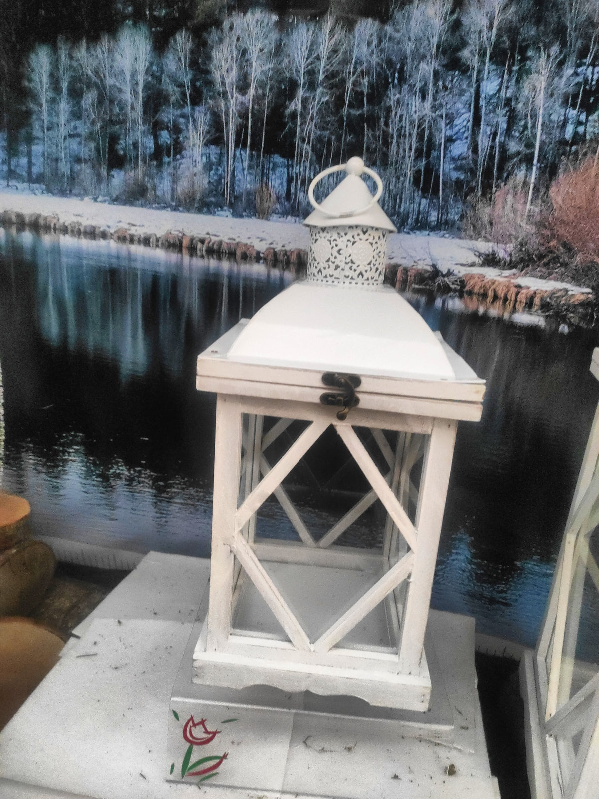 Set lanterne in legno
